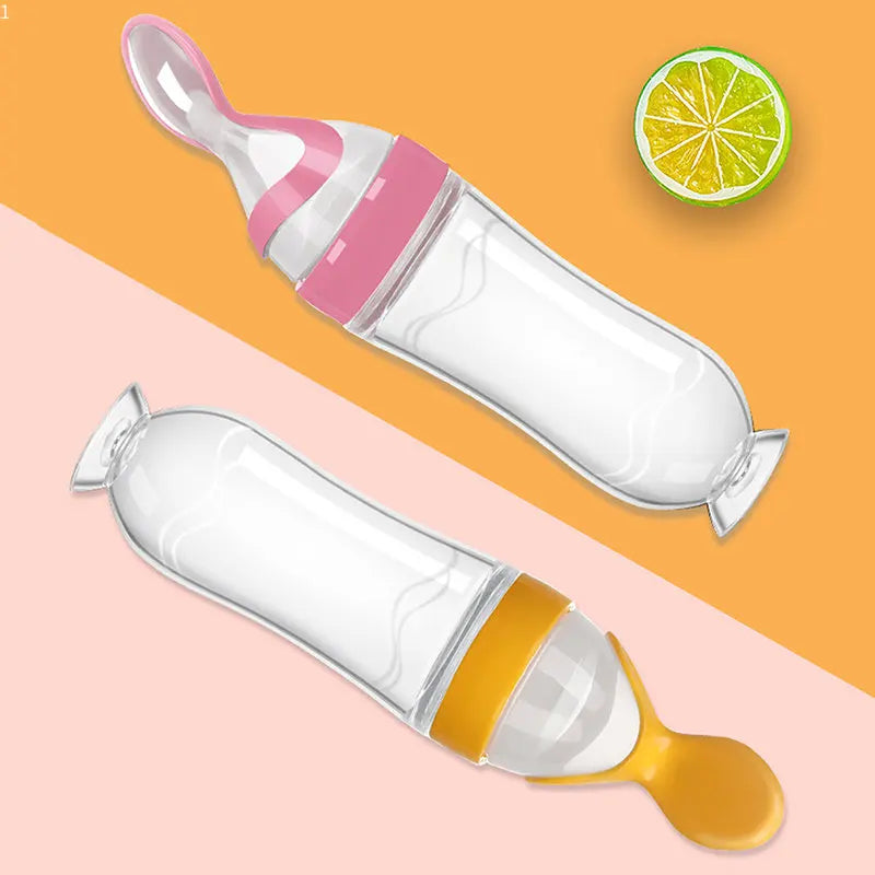 Silicone Baby Feeding Spoon Feeder